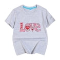 thumbnail image 5 of Godom Short Sleeve Shirt for Girls Cotton Tees Kids Tshirts Clothes Summer Tops T-Shirt, 5 of 5