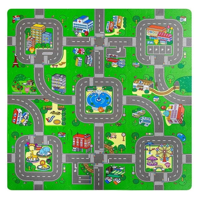 Foamy Infantil Adventure City 30Cmx30Cm Unimat