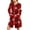 Multicolor 15, variant on HUJlwoi Womens Christmas Robe Printed Long Sleeve Bathrobe Zipper Front House Coat Lounge Comfortable Sleepwear with Pockets