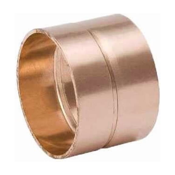 Streamline DWV Coupling,Wrot Copper,2" Tube,CxC W 07072