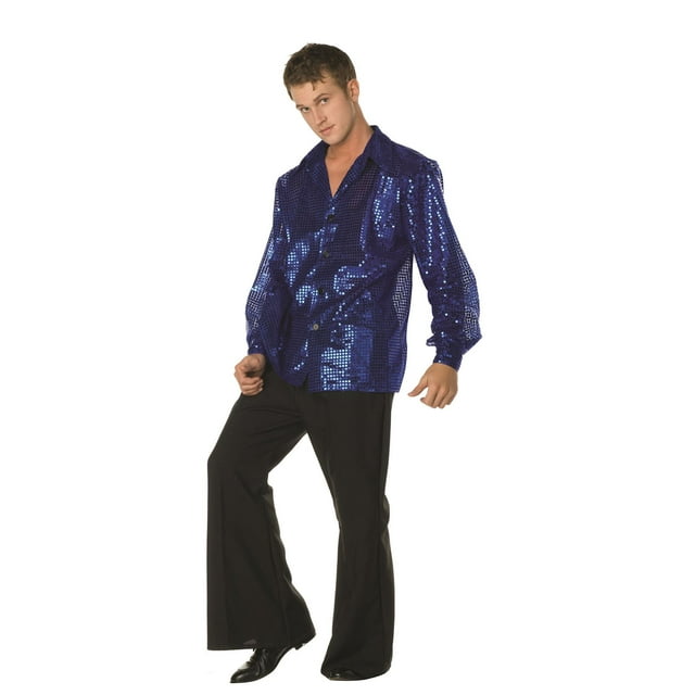 Pantalones RG Costumes 70s Dance Fever Bell Braguitas negros