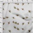 thumbnail image 3 of oneOone Georgette Viscose Light Green Fabric Geometrical Sewing Craft Projects Fabric Prints By Yard 42 Inch Wide, 3 of 4