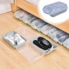 Caja de zapatos transparente de plástico para uso doméstico, transpirable, organizador de zapatos apilable para hombre y mujer