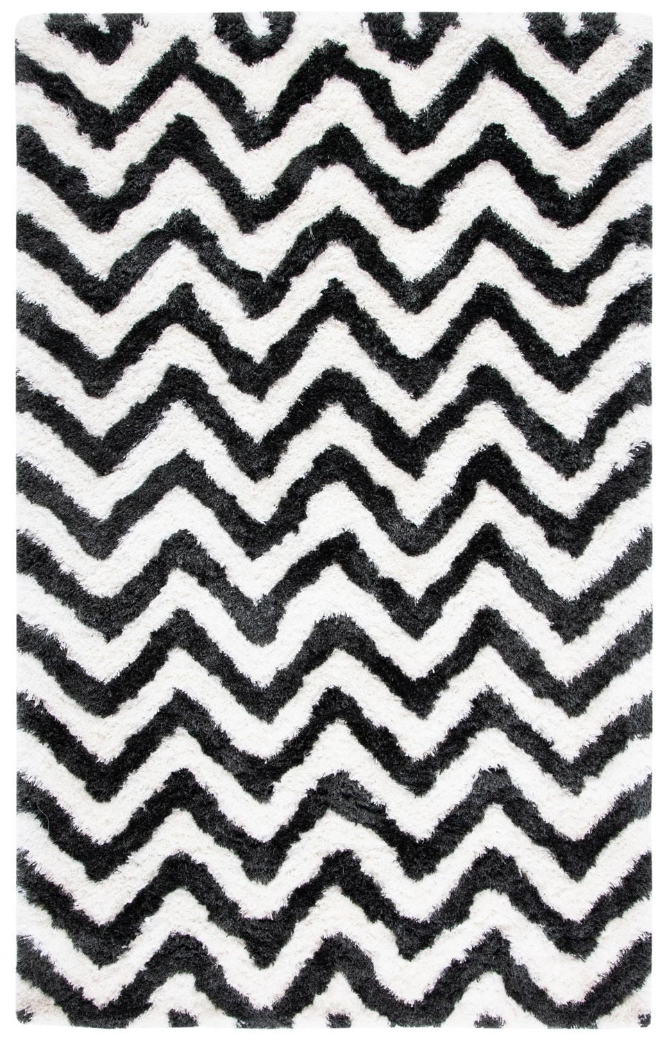 Safavieh Barcelona Carmella Zigzag Stripes Shag Area Rug