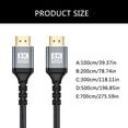 thumbnail image 5 of WINDLAND Professional HDMIcompatible 2.1 Cable 8K 60Hz 4K 120Hz for Enhanceds Sound Video Quality, 5 of 11