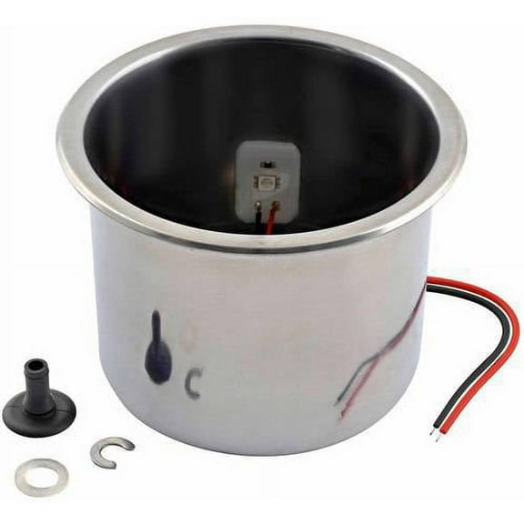 Shoreline Marine LED Cup Holder, Blue