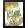 thumbnail image 2 of Miller, Melonie 12x14 Black Modern Framed Museum Art Print Titled - Palm Shadows Gold on Green II, 2 of 5