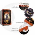 thumbnail image 6 of Halloween Horror Shower Curtain Set ，Waterproof Fabric Shower Curtains Pumpkin Black Cat Bat Shower Curtains for Bathroom,Bathroom Decor 36"x72", 6 of 6