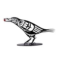 thumbnail image 2 of Figura de cuervo de metal BuyWeek Adorno de escritorio salida alta intensidad, 2 of 9