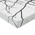 thumbnail image 2 of Ambesonne Black and White Fitted Sheet, Leafless Tree, Twin Size, Black and White, 2 of 3