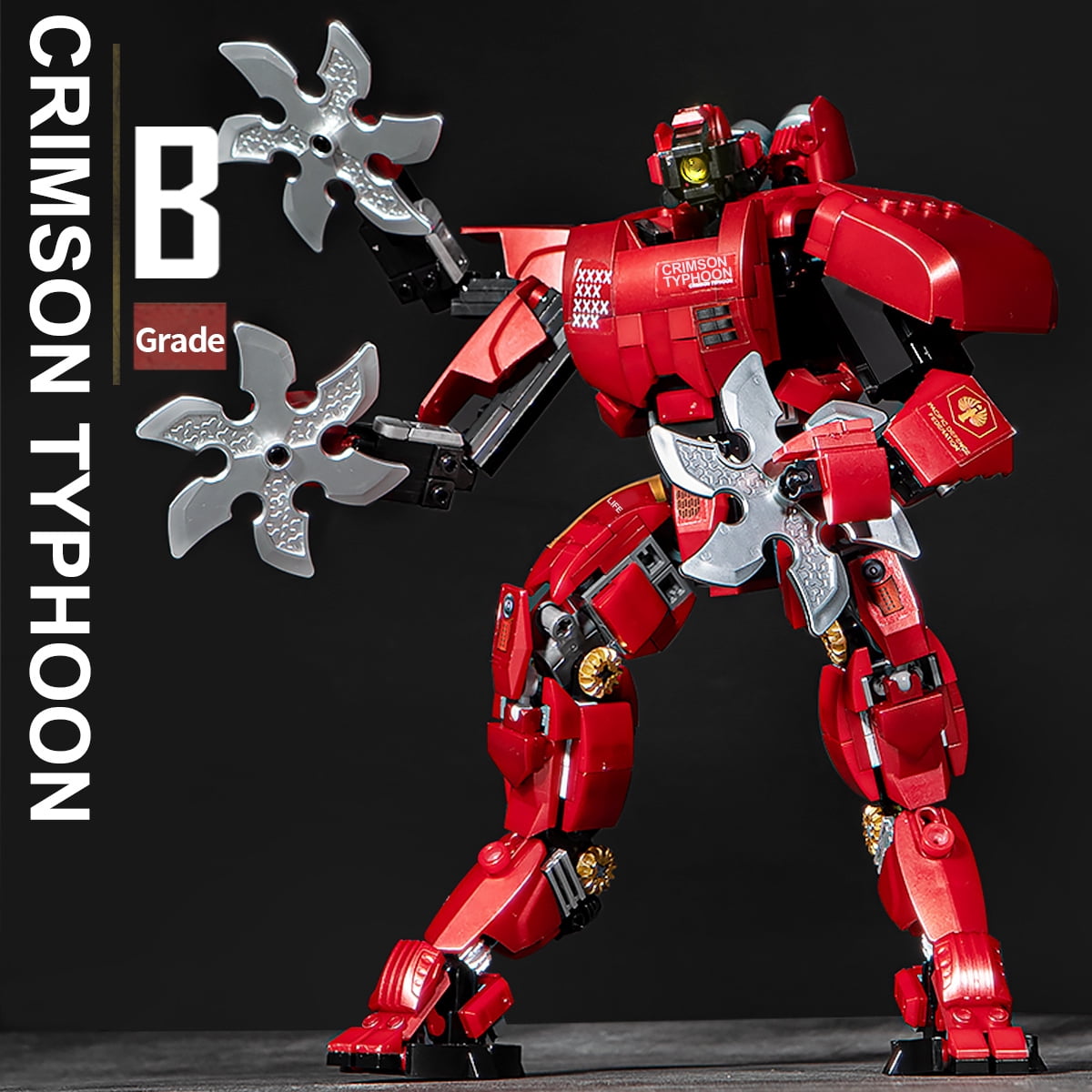 LWBDD Pacific Rim Crimson Typhoon Super Robot Model Collectible