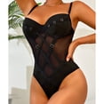 thumbnail image 3 of uublik Valentines Lingerie Set for Women Babydoll Sexy Naughty Lace Bodysuit Plus Size, 3 of 4