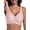 Pink, variant on Bras for Women Wireless Push Up No Underwire Seamless Supportive V Neck Bralette S-3X
