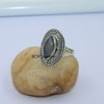 thumbnail image 2 of Fine Silver Labradorite Ring for Women Handmade in Jaipur, 2 of 4