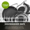thumbnail image 4 of Granitestone Stackmaster Nonstick Pots and Pans Set, 10 Piece Complete Cookware Set, Stackable Design with Ultra Nonstick Mineral & Diamond Coating, Dishwasher & Oven Safe, 4 of 9