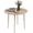 Oak, variant on WoofPaw 35" Drop Leaf Dining Table, Small Folding Kitchen Table with Solid Wood Legs, Space-Saving Round Extension Table for Apartments, Dining Room & Small Spaces, Black