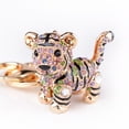 thumbnail image 4 of harmtty Decorative Key Chain Perfect Gifts Alloy Animal 3D Tiger Shape Keyring for Home,Golden, 4 of 8