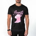 thumbnail image 5 of Cute Howdy Pink Cowgirl Boot Hat Western Rodeo T-Shirt,OdeJous Funny Clothing Black M, 5 of 5