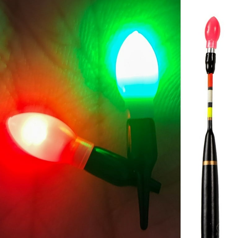  LED Fishing Floats, 2Pcs Ultra‑light Luminous Fishing
