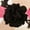 Black, variant on Soumake Hair Band Rope Camellia Flower Ponytail Holder Scrunchie Hairband Accessory Fashion