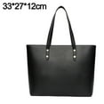 thumbnail image 2 of Hukapapa Bolso de hombro de piel sintética suave para mujer, bolso de mano de gran capacidad, color negro, 2 of 5