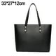 thumbnail image 2 of Bolso de hombro de piel sintética suave para mujer, bolso de mano de gran capacidad, color negro, 2 of 5