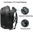 thumbnail image 3 of Backpack, Backpack, Go Travel Vacuum Backpack, Travel Anti Theft Compression Backpack (Grey+Vacuum), 3 of 5