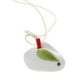 thumbnail image 5 of Cute Rabbit Ceramic Handmade Hanging Decoration Green Ear W/ Cord, 5 of 9