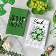thumbnail image 5 of Sm:)e Green Shamrock Charm Lucky Eucalyptus Saint Patricks Day Kitchen Dish Towels 18x26 Inch Set of 4, 5 of 7