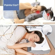 Memory Foam Pillow Neck Pillow, Adjustable Ergonomic Contour Support Cervical Pillow Slow Rebound Memory Foam for Sleeping, Back, Stomach, Side Sleeper, 23.6x 13.3x 4.3