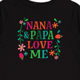 thumbnail image 4 of Inktastic Nana and Papa Love Me Girls Long Sleeve Toddler T-Shirt, 4 of 5