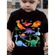 thumbnail image 1 of Summer Cute Short-Sleeve T-Shirt for Boys | Dinosaur Print, Casual and Comfortable Wear, 1 of 7
