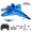 blue, variant on RC Plane F22 Jet 2.4G 6-Axis Gyro Remote Control Airplane Fighter Toy Gift for Kids Beginner(Red)