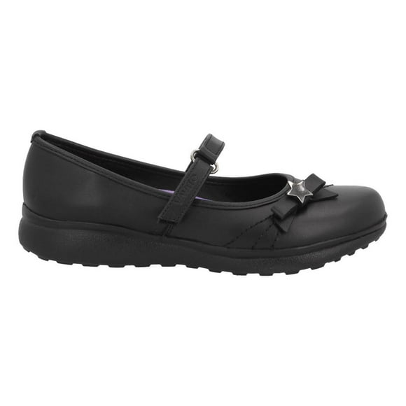 Flats VAVITO Niña Comodas Correa Escolares negro 21.5