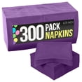 thumbnail image 6 of Exquisite 300 Count Purple Disposable  Napkins, 6 of 8