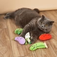 thumbnail image 5 of Vegetable-Shaped Catnip Toy, Scratch-Resistant Plush for Cats, 5 of 7