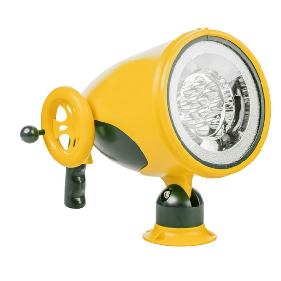 Jack and June Hand-Crank Powered Spotlight Playset Attachment with 12 LED Bulbs for Extreme Illumination