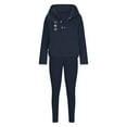 thumbnail image 5 of THDHVS Workout Sets for Women,Matching Sets Women Clothing,Womens 3 Pc Outfits Lounge Hoodie Sweatsuit Sets Oversized Sweatshirt Baggy Fall Fashion Sweatpants with Pockets Blue 2XL, 5 of 5