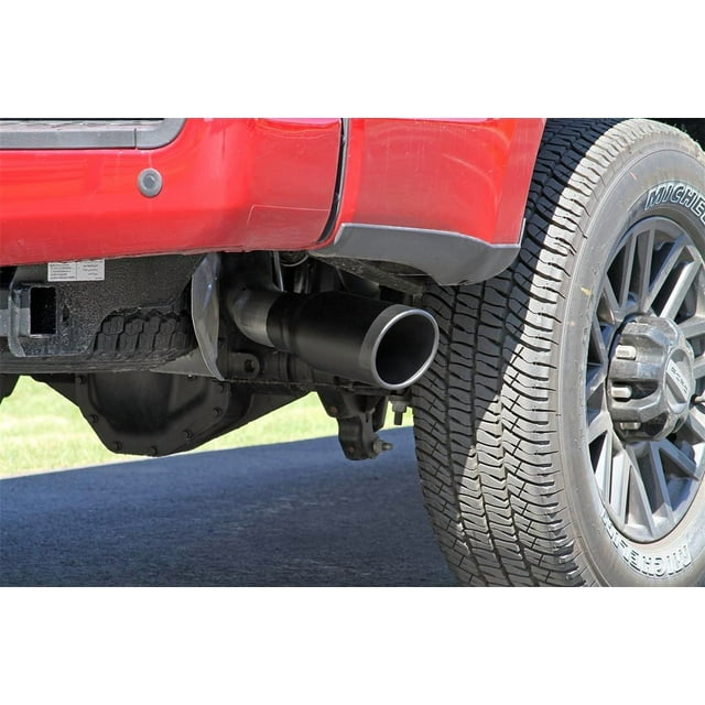Flowmaster Exhaust System Kit 717943 FlowFX Cat-Back System; 409 Stainless Steel; With Muffler; 3-1/2 Inch Pipe Diameter; Single Exhaust With Single Exit; Single Side Exit