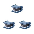thumbnail image 1 of Bewildely Cepillo de esponja de cocina Lavavajillas Depurador Platos en forma de U Fregado Eliminación de manchas Vajilla Removedor de Azul 3piezas, 1 of 6