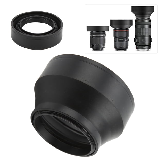 Digital Camera Lens Hoods Foldable Prevent Astigmatism Prevent Damage Digital Lens Hood for Camera