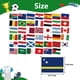 thumbnail image 2 of Probsin 42 banderas de palo del Mundial de Fútbol 14 x 21 cm, 2 of 7