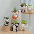 thumbnail image 1 of Altsales Succulent Pots with Drainage,Animal Ceramic Succulent Planters Pots 3 Inch Small Flower Pot for Office Home Decor, 1 of 3