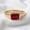 Rose Plated, variant on Red Ruby Solitaire Ring, Men's Engagement Ring, Emerald Cut Signet Chunky Ring 925 Sterling Silver Yellow Gold Plated Wedding Band, Handmade Jewelry