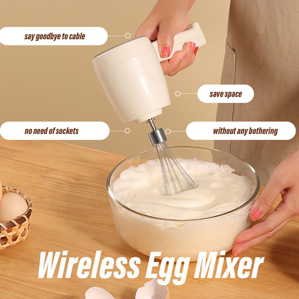 300W 5 Speeds Electric Hand Whisk Mixer Blender Dough Blender Egg Beater Spiral Whisk Mixer for Kitchen Cooking Tool for Kitchen Baking Cake with 2*Egg Beater 2*Dough Stick 