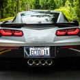 thumbnail image 5 of Aluminum License Plate Frame 2 Pack Car Exterior Accessory Car Tag Holder for Front Rear Plates Cars Decor Solar Vortex, 5 of 7