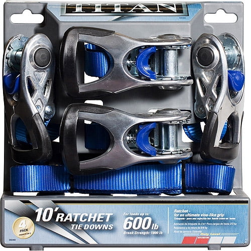 Reese Carry Power Titan Ratchet, 4Pack