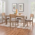 thumbnail image 4 of Bowery Hill Contemporary Wood Dining Table in Washed Gray Finish, 4 of 15