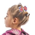 thumbnail image 5 of karymi Red White and Blue Patriotic Hair Scrunchy 3.1x2 Inch Soft Fabric Ponytail Holder with Star and Stripe Print for 4th of July Independence Day Women Party Accessories Room Decor, 5 of 7