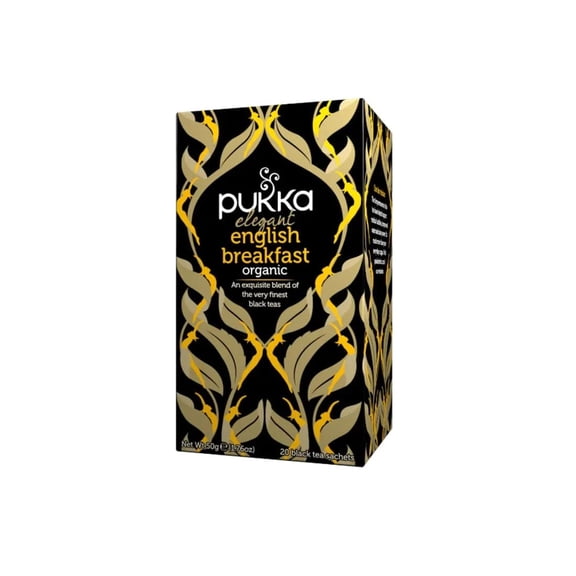 Pukka Herbal Teas Tea - Organic - English Breakfast - Elegant - 20 Tea Bags